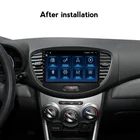 Автомагнитола для Hyundai I10 2007-2013, Android 10, навигация, GPS, мультимедийный плеер, IPS сенсорный экран, блок 2 din с рамкой DSP 4G