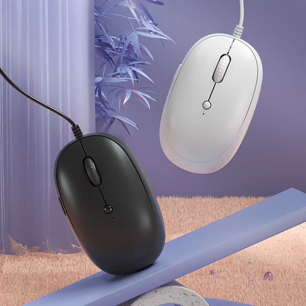 

Бесшумная USB Проводная компьютерная мышь 1600DPI, игровая мышь с задней кнопкой, Офисная компьютерная мышь, портативная Бесшумная мышь для ноут...