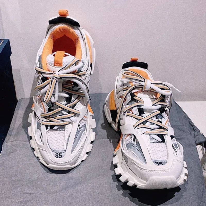 

2021newWomen's sports shoes, luxury brand walking shoes, thick-soled fashion couple shoes, men's multi-color casual sports shoes
