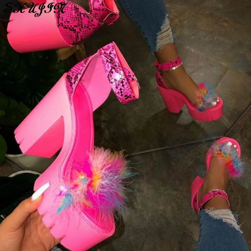 2020 Summer Thick Bottom Platform Sandals For Women With Wedges Shoes Woman Femme High Heels | Обувь