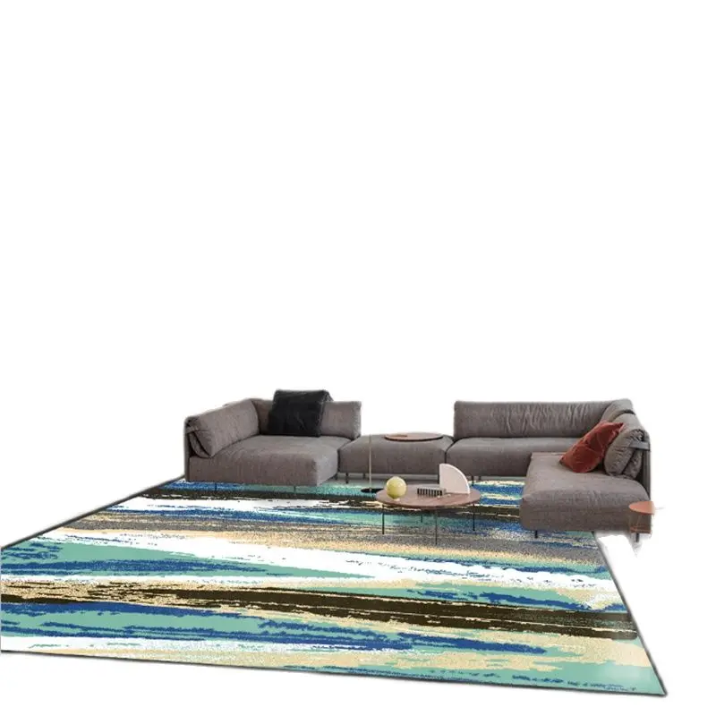 Зеленые окрашенные коврики Bubble Kiss для гостиной современные с абстрактным