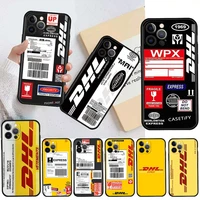 DHL Express Hot Fashion Case For Apple iPhone Pro Max Plus 2020 13Pro Black Phone Cover Capa