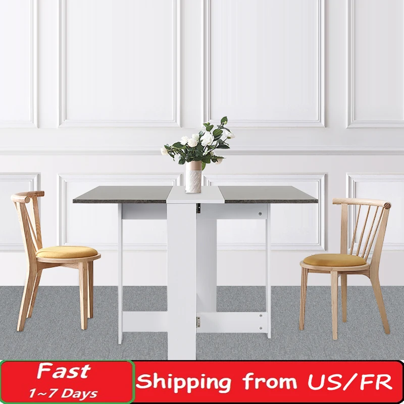 

Многофункциональный складной стол, простой обеденный стол для экономии места, для дома, гостиной, столовой, мебели, обеденный стол HWC