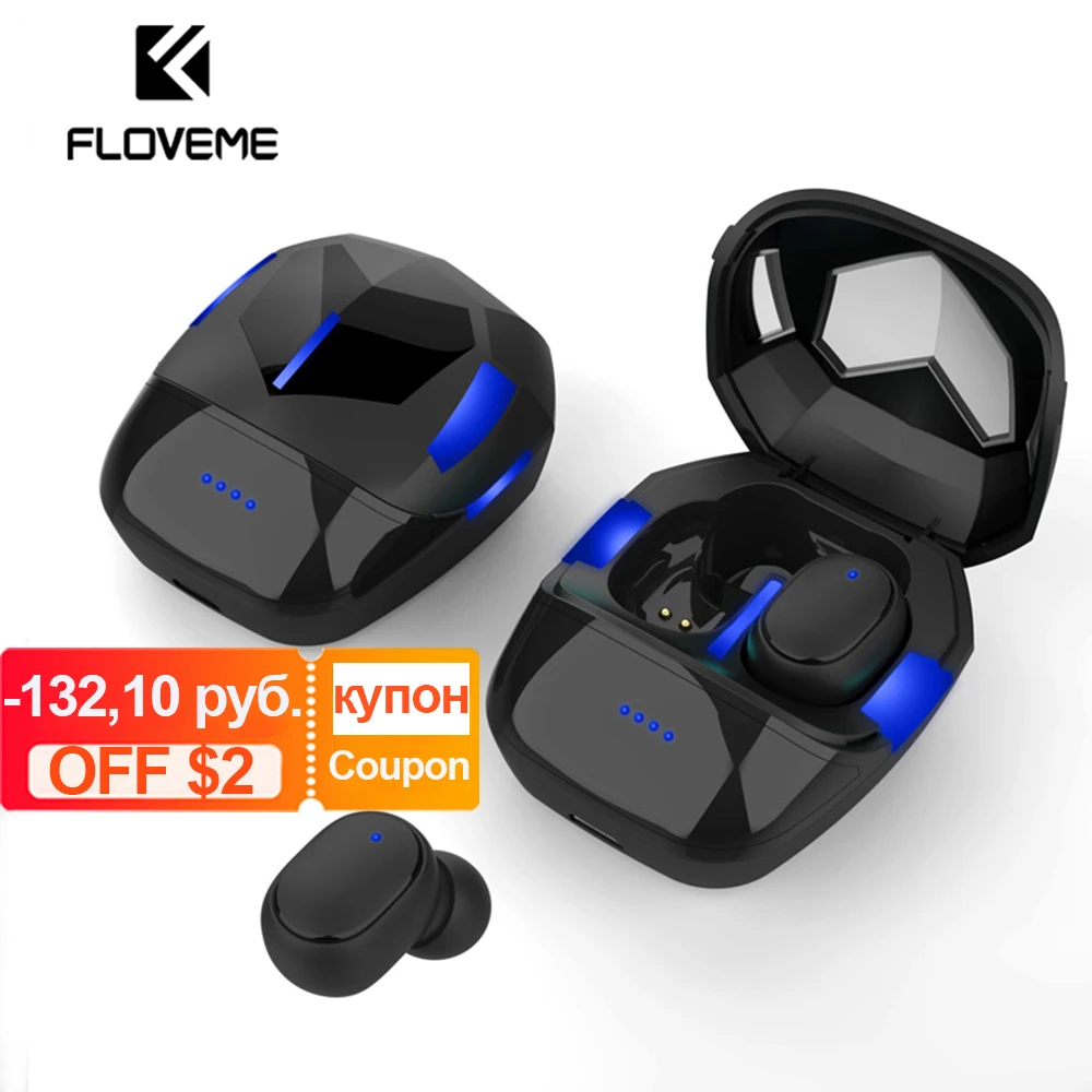

FLOVEME Gaming TWS Bluetooth Headphones Wireless Earphones Stereo Sound Sport Earbuds Waterproof Deep Bass Gamer Gaming Headsets