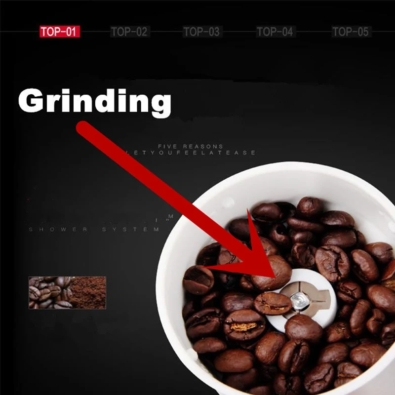 

Filter Coffee Machine,Portable Electric Coffee Machine USB Charging Coffee Grinder One-Button Operation Travel Outdoor Coffee Ma