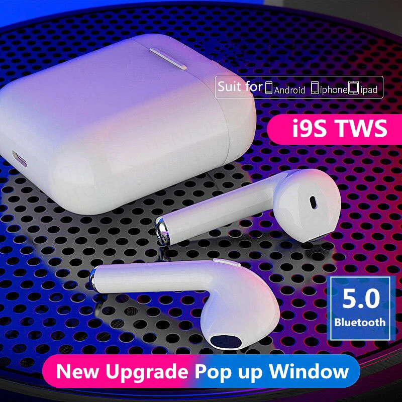 Лучшие продажи I9S TWS беспроводные BT 5 0 наушники в ухо Мини Спортивные Bluetooth с