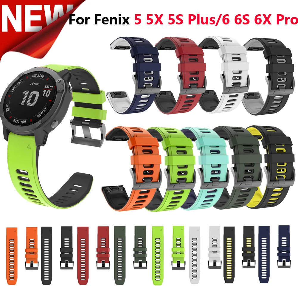Ремешок для наручных часов Garmin Fenix 6X pro 6 6S 5 5X plus 5S 3 HR 26 22 20 мм|Смарт-аксессуары| |