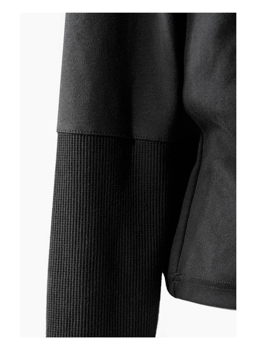 Reindee lusion deconstructed high collar t turtleneck  therma insulation techwear darkwear ninjawear streetwear