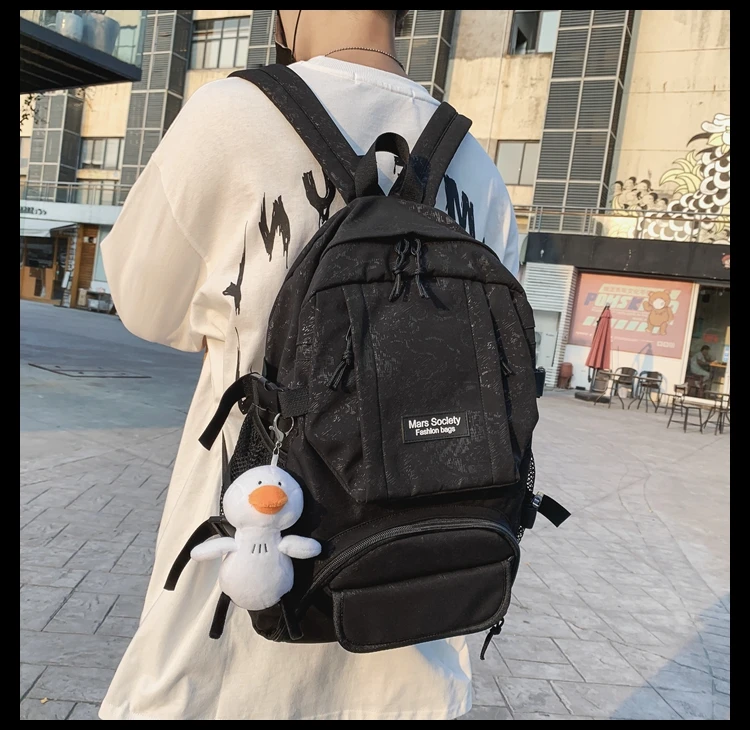 

BB180 2021 new fashion Japanese middle school student backpack Trendy backpack