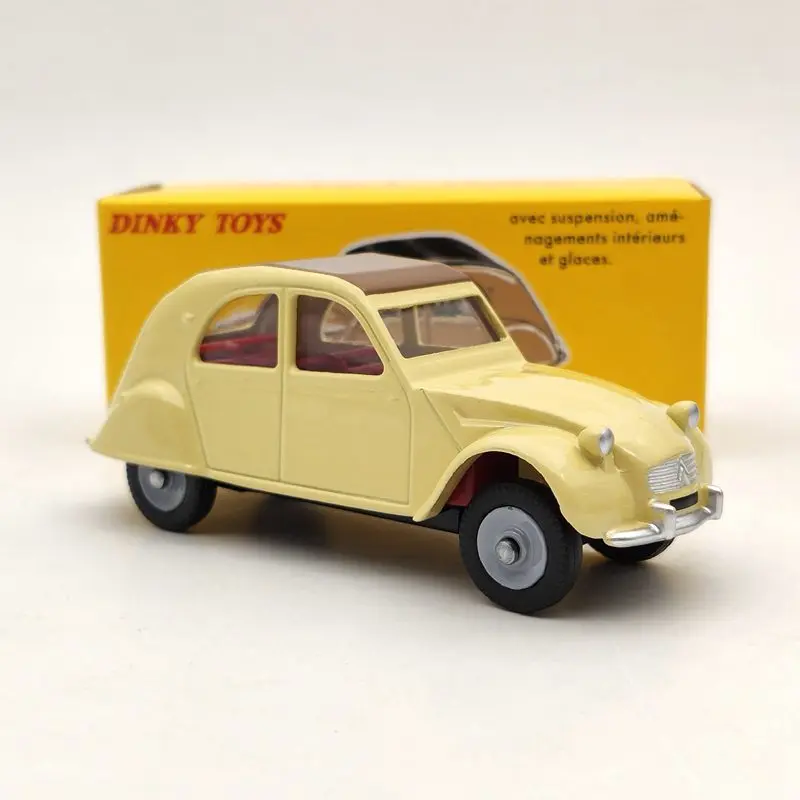 DeAgostini 1/43 Dinky Toys 558 2CV Citroen Modele 61 литые под давлением модели автомобилей|Наземный