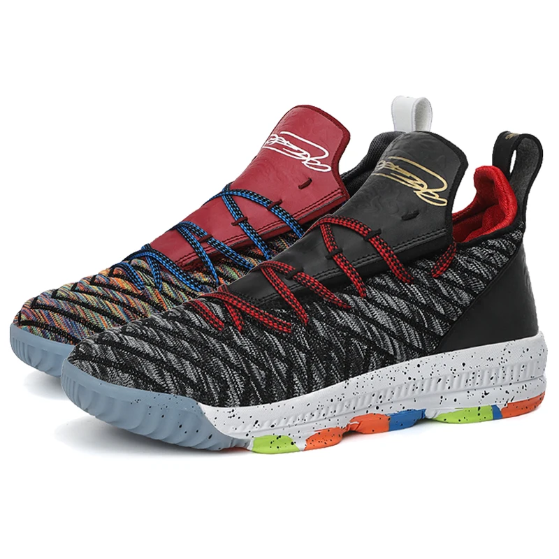 mix color 01 James/мужские баскетбольные кроссовки Lebron, баскетбольные кроссовки с высоким берцем, мужские тренировочные ботильоны, уличная Мужская разноцветная спортивная обувь унисекс - Цвет: mix color 01