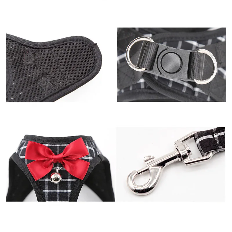 Модный жилет портупея для кошек с якорем сетчатый поводок собак набор