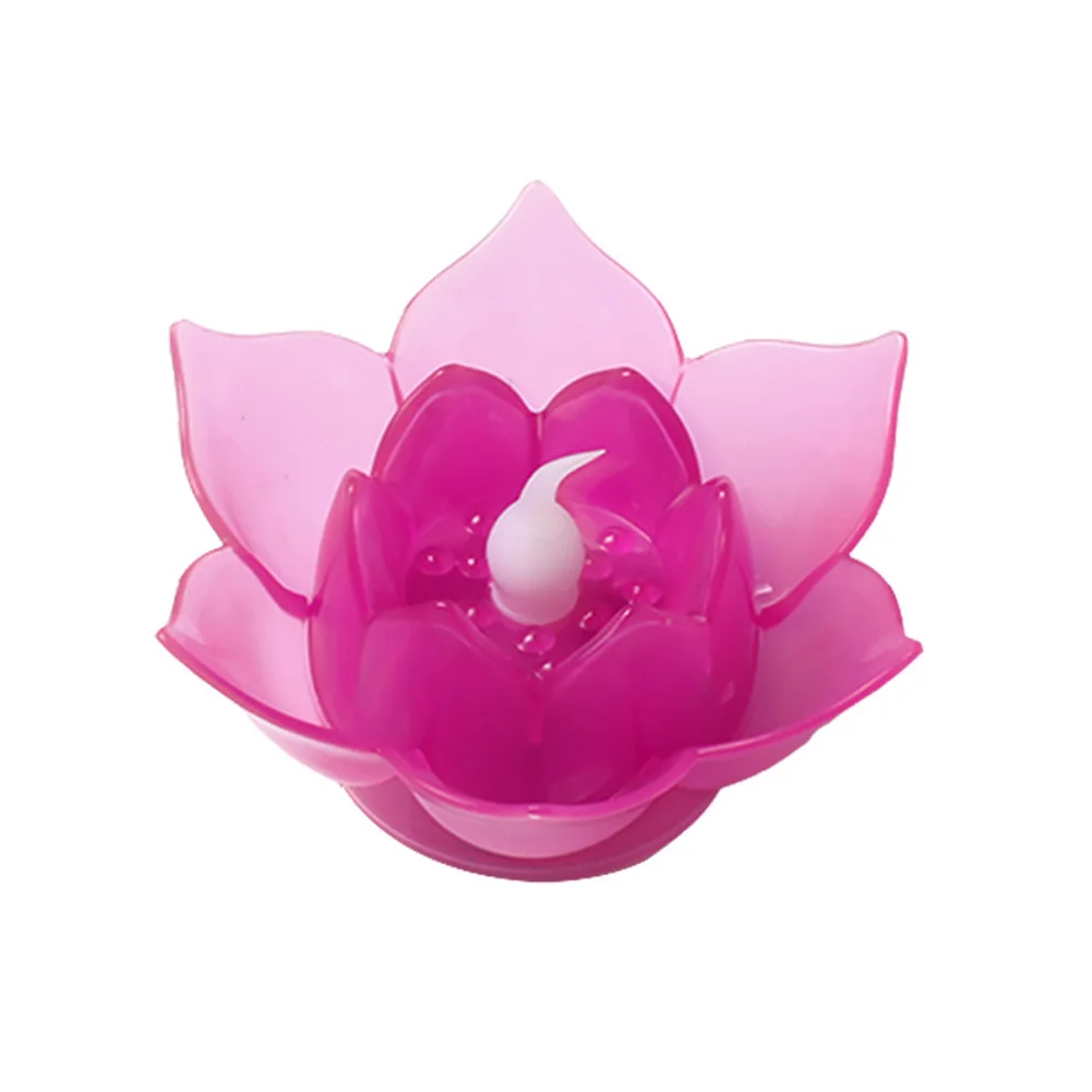 

Праздничная лампа в виде лотоса для бассейна на батарейках, романтическая свадебная плавающая свеча для вечеринки, красивое Беспламенное н...