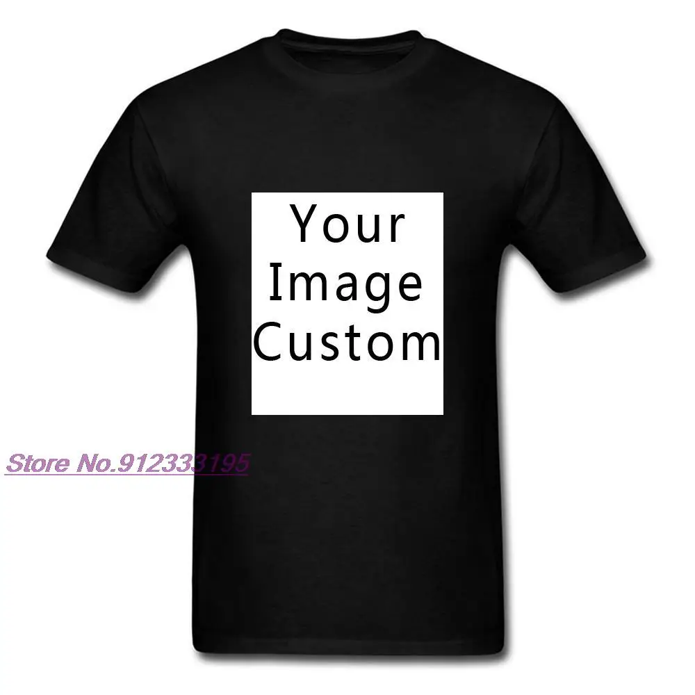

Diy Logo Your Own Design Photo Print Tshirt Company Team Advertising T-shirt 100% Cotton T Shirt Men Customized Text Tops Tees