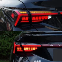 2018 2019 toyota avalon led tail light car styling dynamic led signal brake flow rear lamp for toyota avalon auto accessories