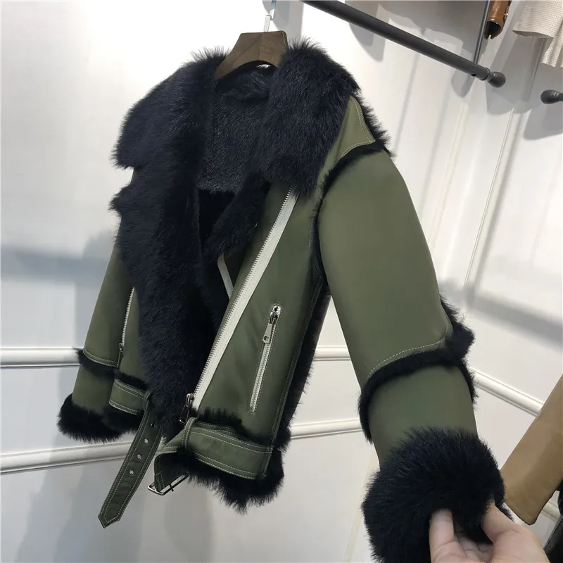 Высококачественное пальто из овечьей шкуры оптовая продажа теплая куртка с