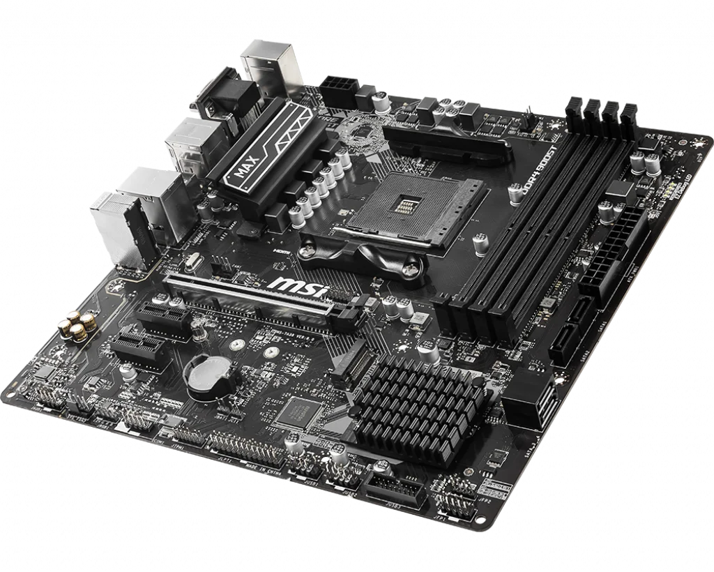 Системная плата msi B450M-PRO-VDH-MAX AMD ryzen с поддержкой 3-го поколения am4 M.2 ssd USB3.1 ddr4 VGA DVI HDMI Micro-ATX b450 материнская плата