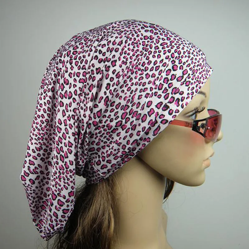 

Leopard Anti Radiation Cap EMF Protection Hat Microwave Protection Beanies Skullies for Women Men