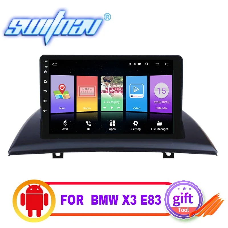 Автомобильный DVD плеер с Android 8 1 для BMW X3 E83 2004 2012|Автомагнитолы| |