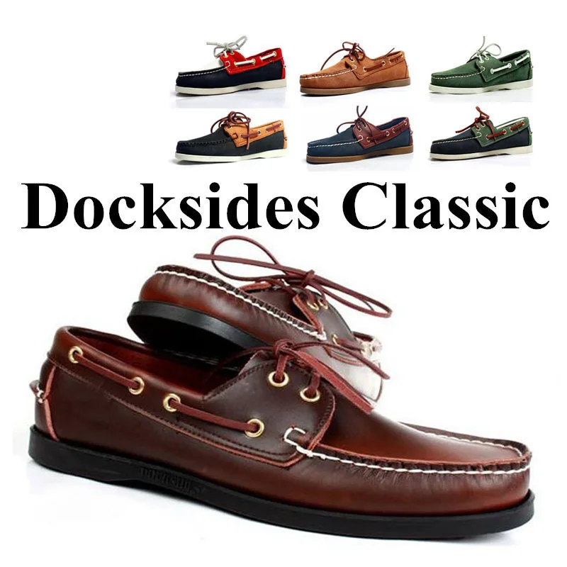 Мужские классические кроссовки из натуральной кожи повседневные туфли-лоферы