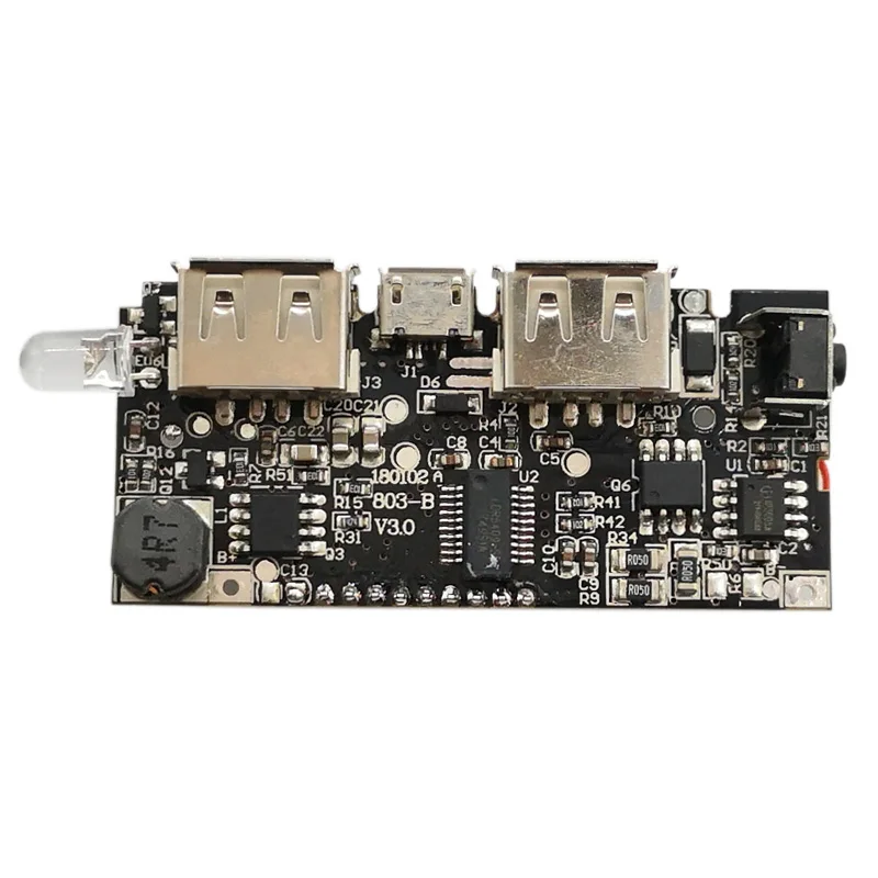 Двойной USB 1A 2.1A 5V мобильный Банк питания 18650 литиевая батарея зарядное устройство