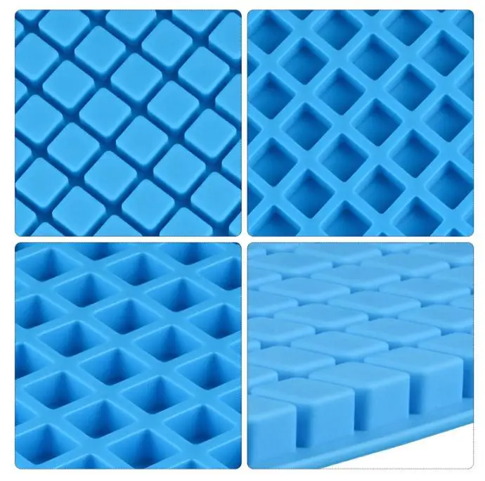 

Summer Silicone Ice Molds 126 Lattice Portable Square Cube Chocolate Candy Jelly Mold Kitchen Baking Supplies Wholesale
