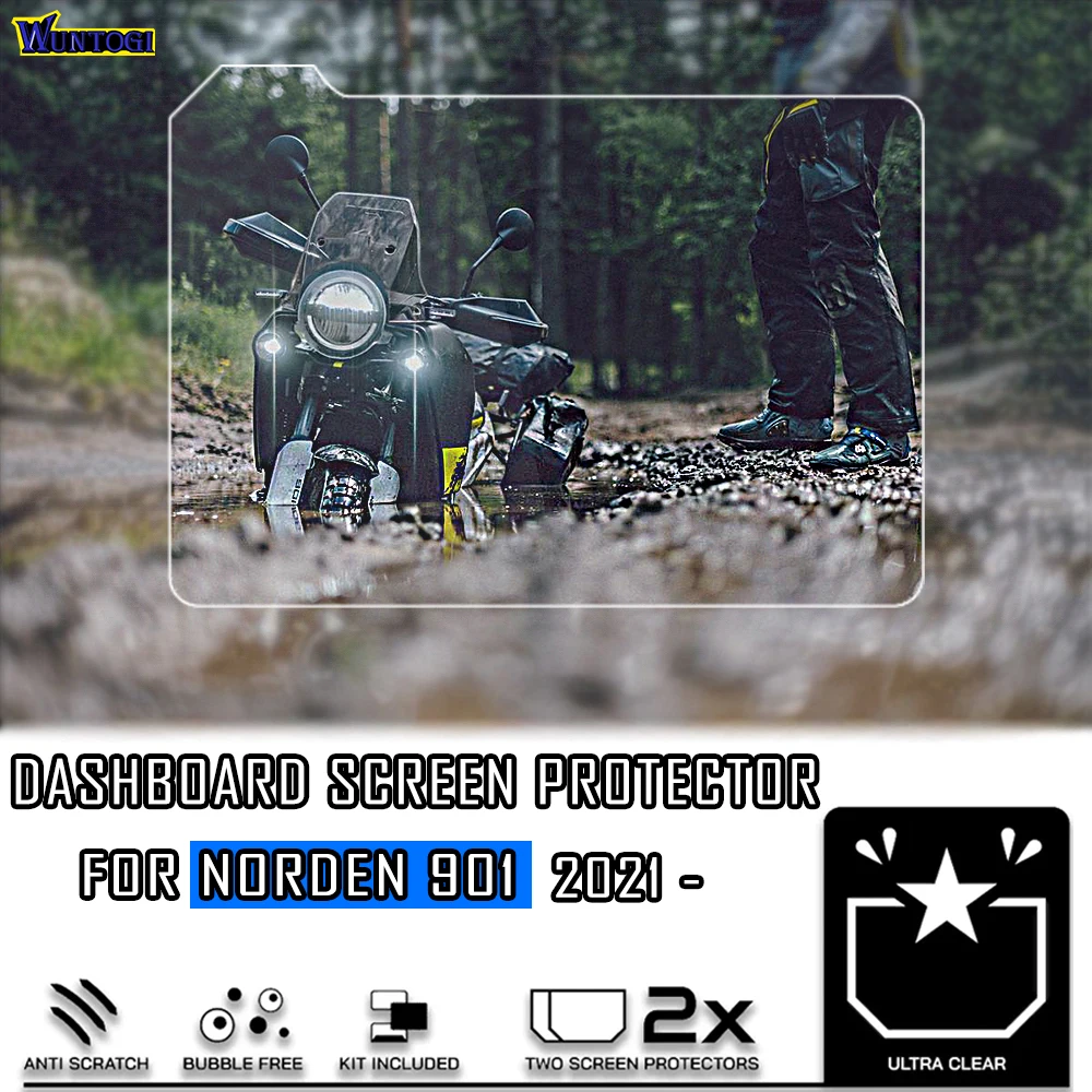 

Motorcycle Dashboard Screen Protector for Husqvama Norden 901 2022 TFT LCD Anti-scratch Anti-glare Instrument Protector Film