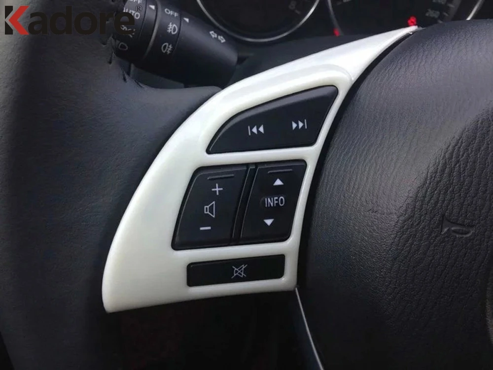 Матовый декоративный чехол на руль для Mazda 6 Atenza 2013 2015 CX 5 CX5 2016 ABS звуковой