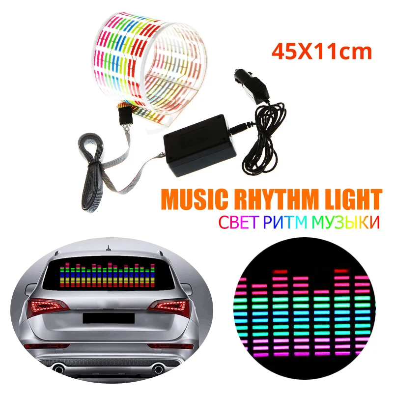 Автомобильная наклейка на заднее стекло 45 х11 см|Декоративная лампа| |