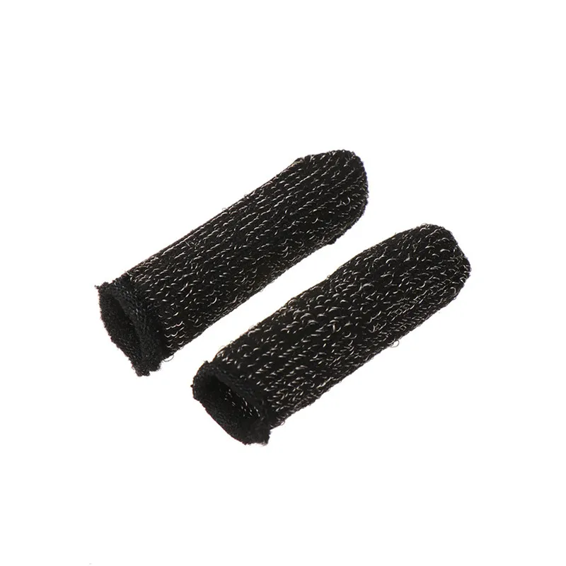 1 Pair Black Finger Cots телефон для PUBG iPhone рукав для пальца Fingerstall тригеры Pubg Triger Gatillos Para Celular Pubg джойстик Celular Pubg - Цвет: 1 Pair Black