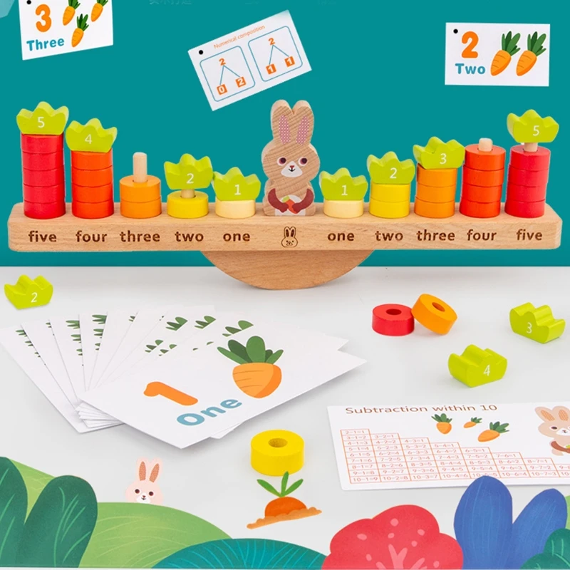 

Cute Balance Counting Toys for Boys & Girls Educational Number Toy Fun Children's Gift