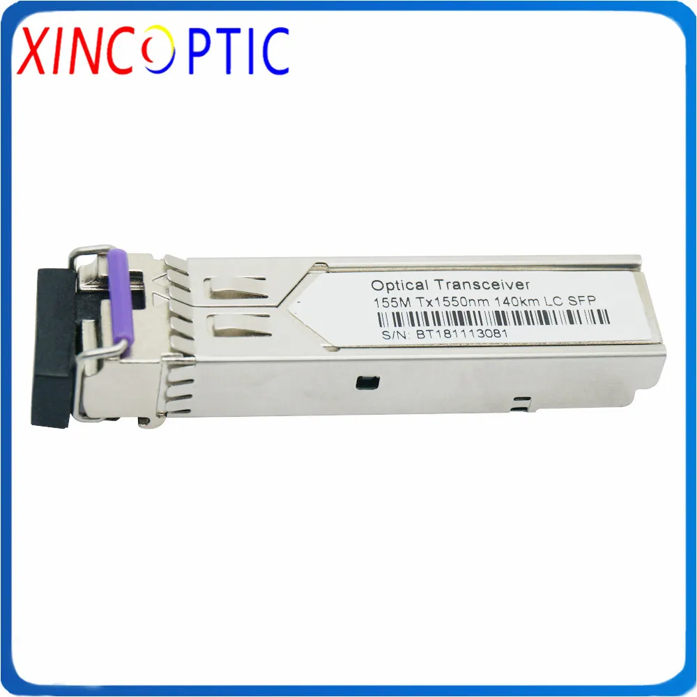 155 Мбит/с 1490 нм 140 км SC LC SFP двунаправленный трансивер м WDM BIDI DDM SC/LC волоконный