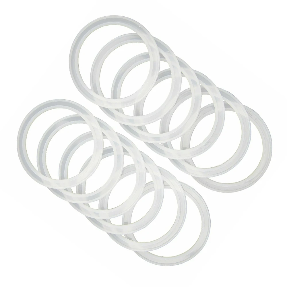 

12PCS Silicone Sealing Rings Gaskets For Leak Proof Regular Mouth Jar Lids Accessories Silicone Sealing Ring Supplies