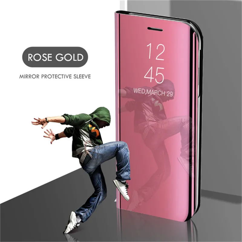 Смарт mi rror флип чехол для телефона для Xiao mi Red mi Note 8 7 6 5 Pro K20 4X 6A 7A Прозрачный чехол для Xiaomi mi 9T SE 8 A2 Lite 5X 6X