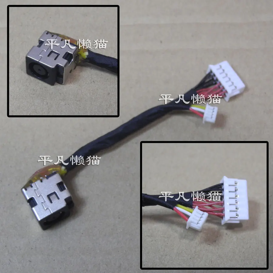 

Для hp 17-W 17-W120tx 17-W119TX разъем питания зарядная головка с кабелем