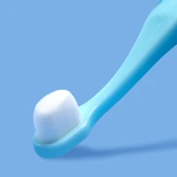 1pc ultra fine soft toothbrush portable travel hair eco friendly brush soft fiber toothbrush oral hygiene care random color