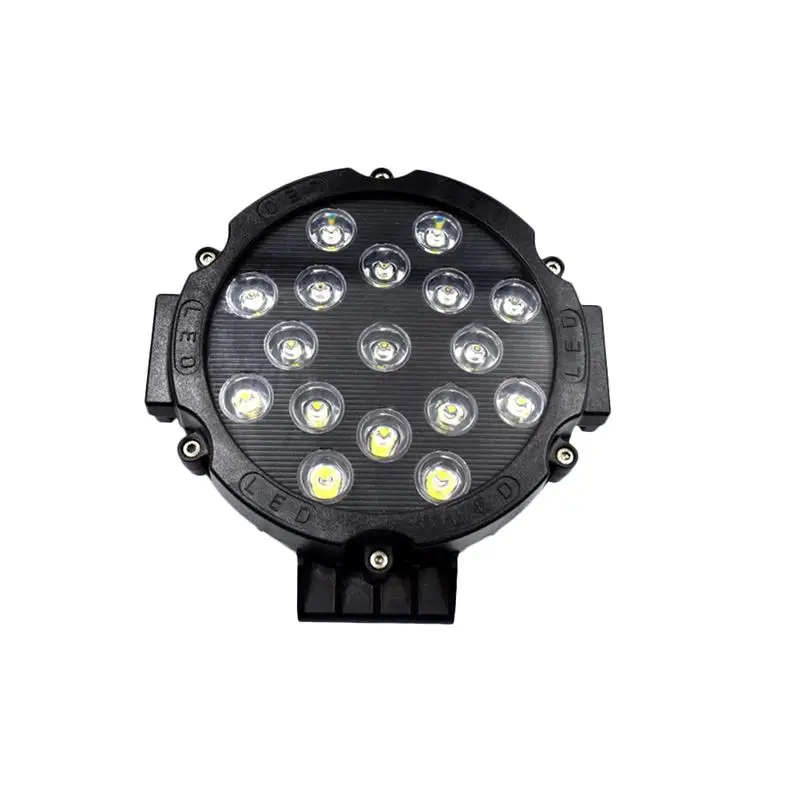 1 Pc 51W LED Light Work Lamps Waterproof Car Dome for Off-Road Motorcycle (Black) | Автомобили и мотоциклы