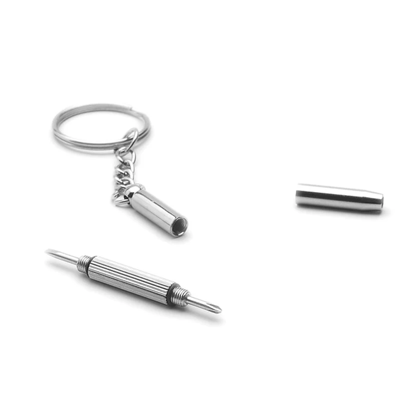 

3in1 Eyeglasses Screwdriver Sunglass Watch Repair Kit Screwdriver Tool Keychain