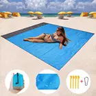 2 м х 2,1 м пляжное одеяло Открытый портативный коврик для пикника напольный коврик матрас коврик для кемпинга кровать коврик для сна водонепроницаемый