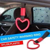 warning strap heart shape decoration lightweight interior decorative car loop for car