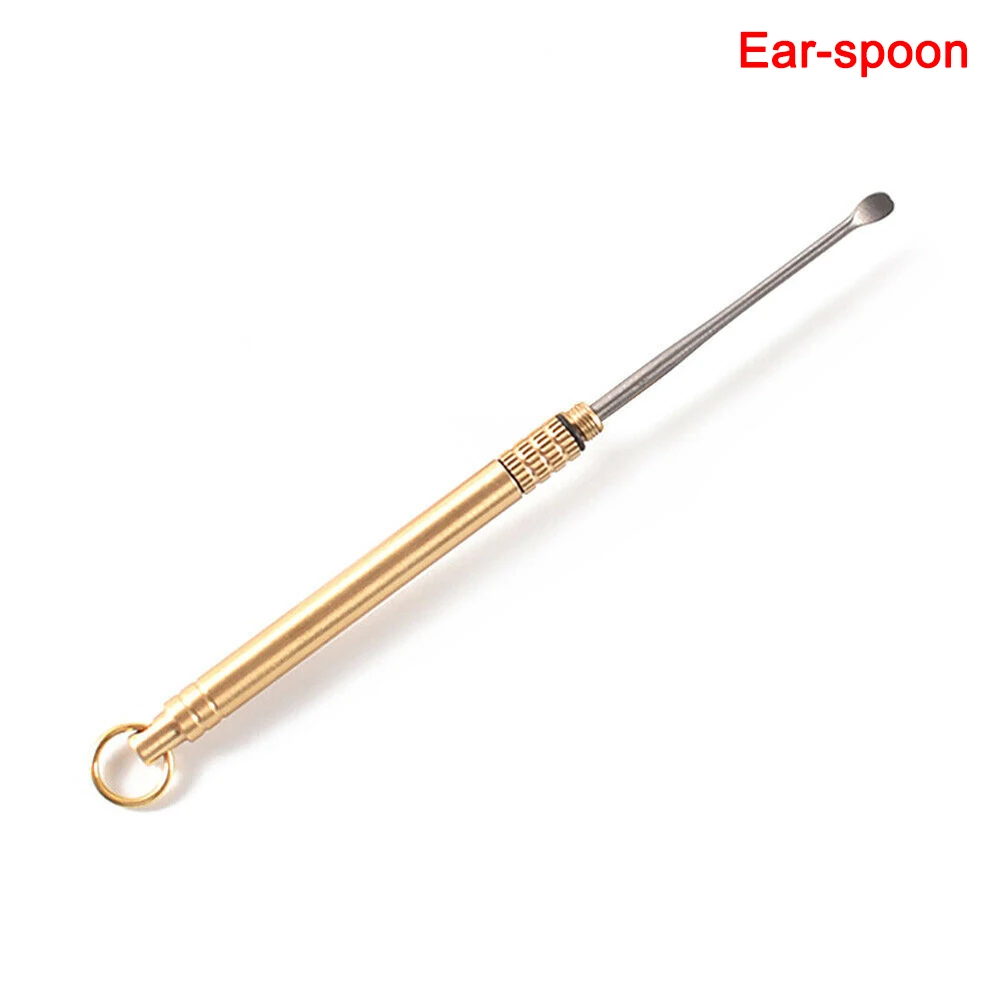 

Toothpick Holders Keychain Tool Earpicks Holder Outdoor for Camping Portable YA88
