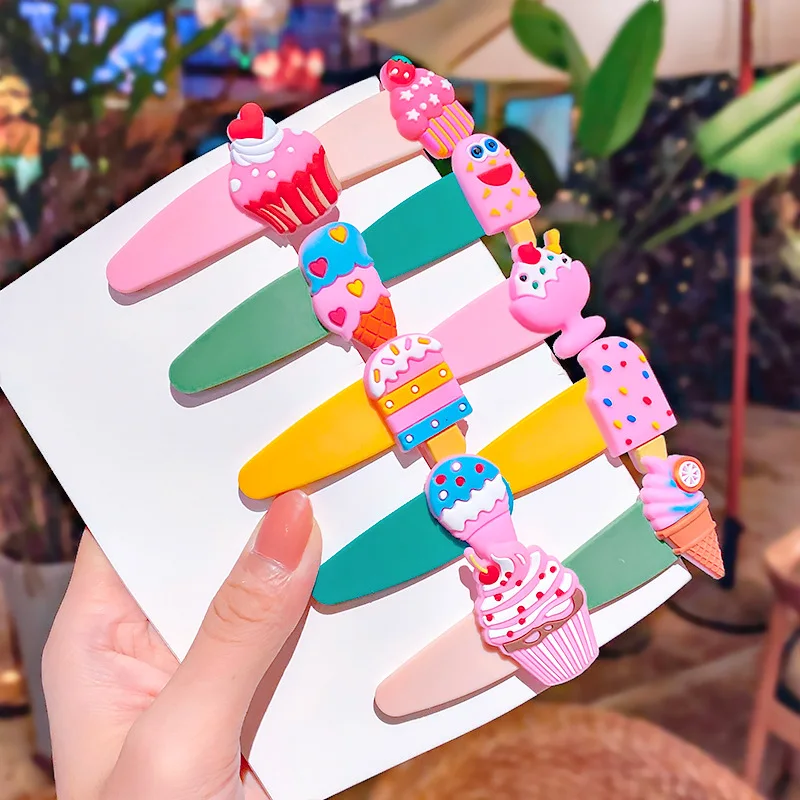 Заколки для волос в виде мультяшного мороженого 10 шт./компл. | Аксессуары одежды