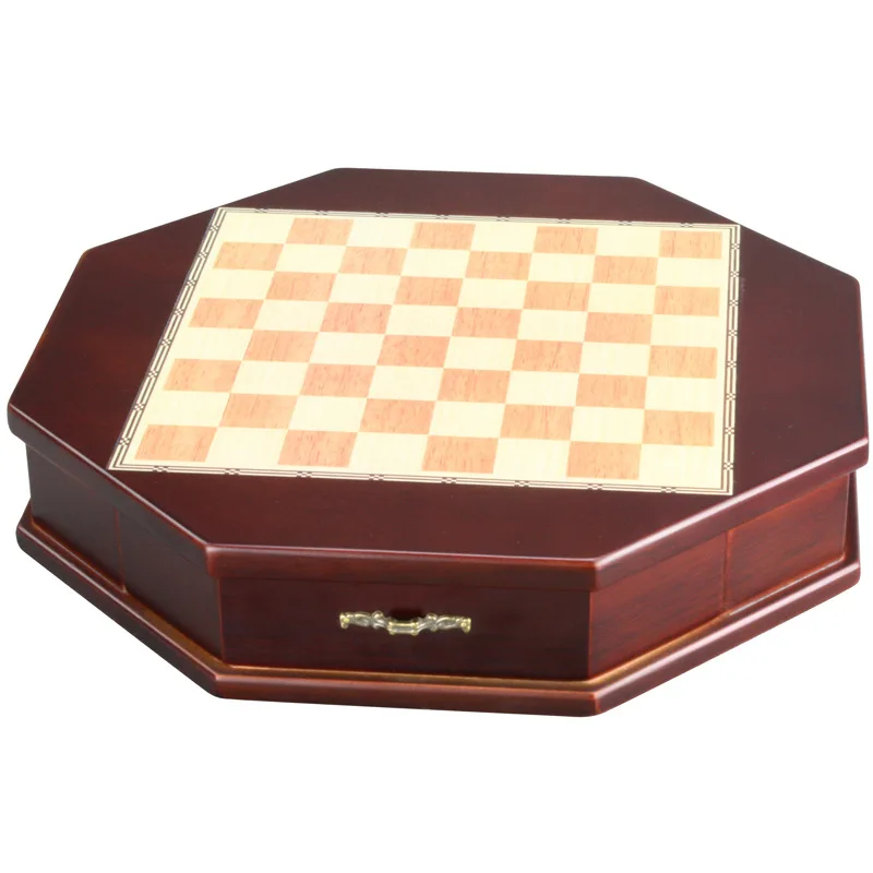 

Foreign Trade New Product Selling High-grade Octagonal Craft Wooden Chess 31 * 31 * 6cm