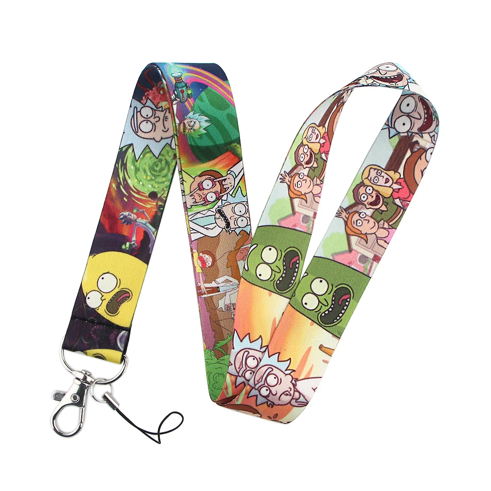 CB134 Anime Cellphone Lanyard For Key ID Card Passport Gym USB Badge Holder DIY Hanging Rope Neck lanyards