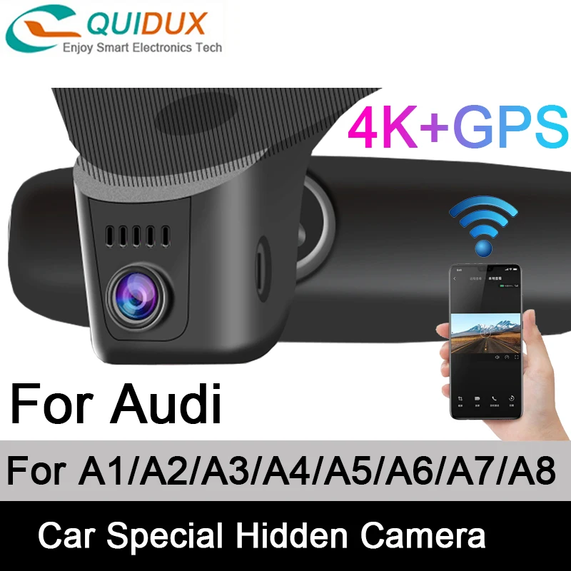 

4K 2160P Hidden Car Special DVR Camera WIFI GPS for Audi Q2 Q3 Q5 Q7 Q8 TT MK1 MK2 Video Recorder Night Vision Parking Monitor