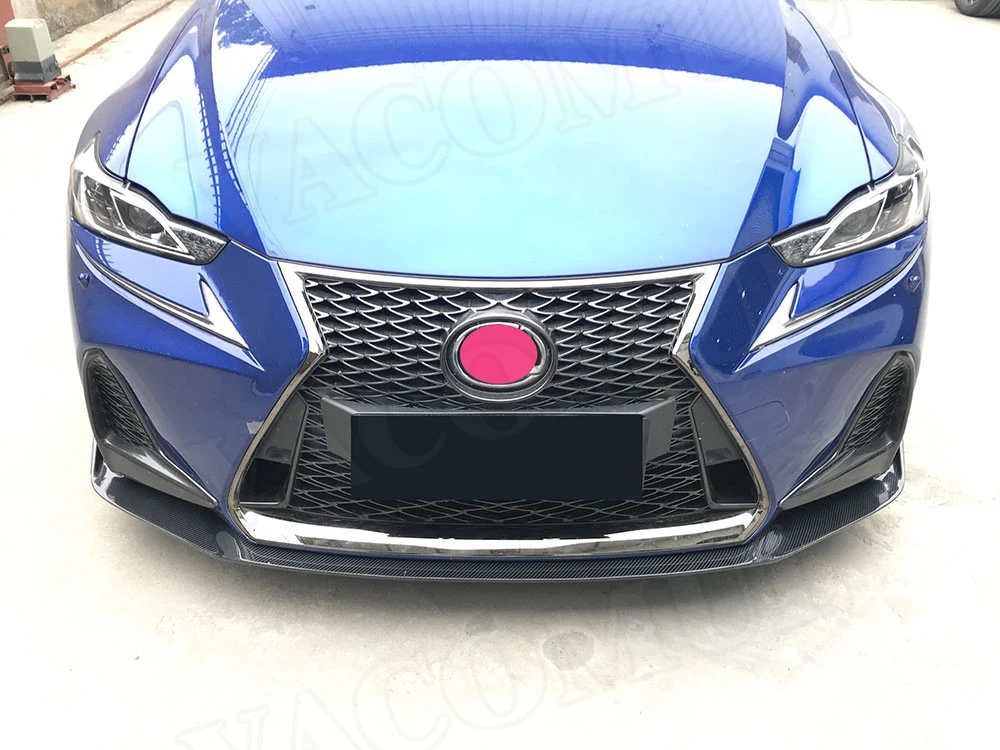 Углеродное волокно передний бампер спойлер протектор тела наборы для LEXUS IS300 IS350 IS