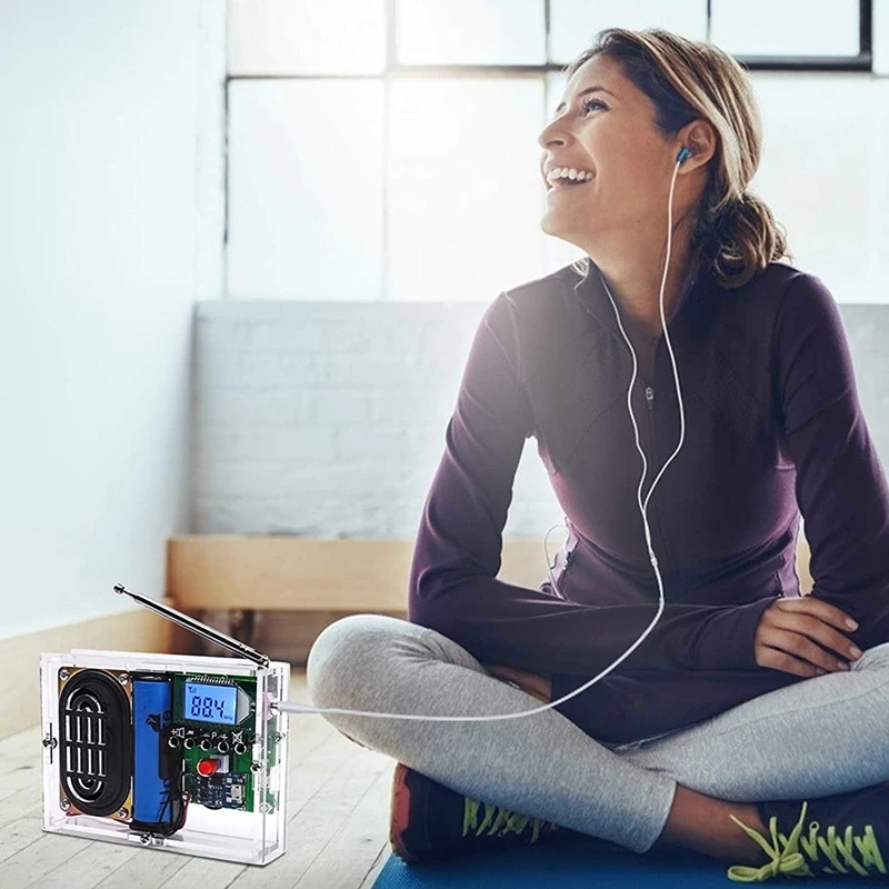 Комплект FM-радиоприемника для пайки регулируемый беспроводной приемник с