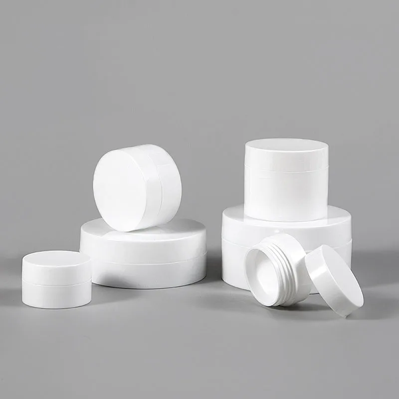 Прозрачный/белый пластиковый горшок для кожи вокруг глаз 30 г|packaging fruit|packaging worldjar