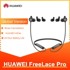 Беспроводные наушники Huawei FreeLace Pro, оригинальные наушники-вкладыши Bluetooth с активным шумоподавлением и двойным микрофоном, 24 часа в сутки
