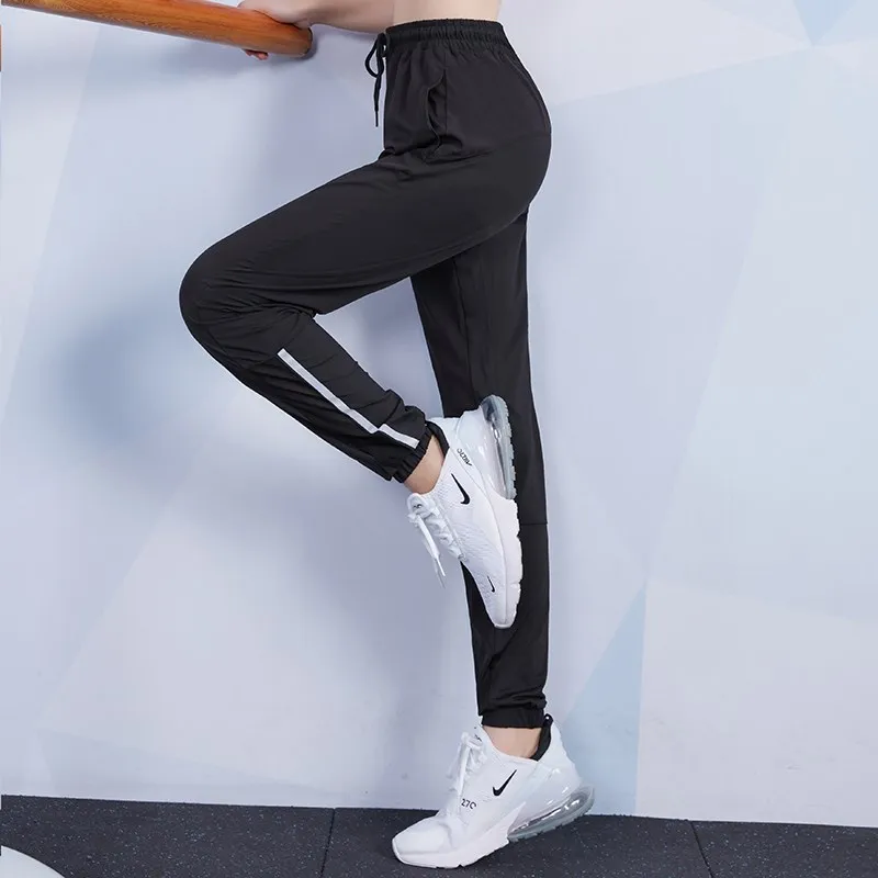 Breathable Lightweight Trousers Women Sweatpants Running Jogging Track Pants Workout Female Tapered Joggers Pants Tracksuit
